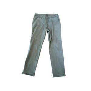 Women's Lila Ryan Pants‎ Size 8 Green Casual Flat Front inseam 27